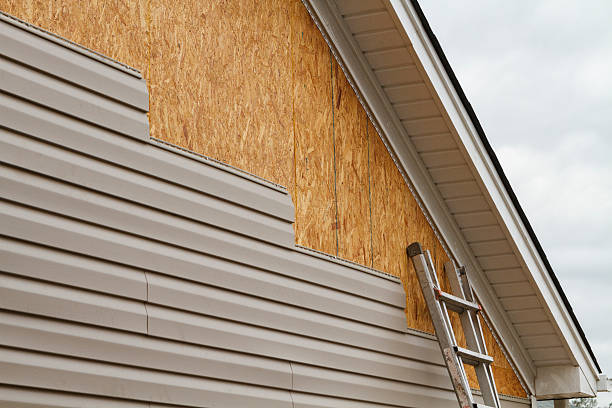 Professional Storm Damage Siding Repair technician working in Argyle, TX